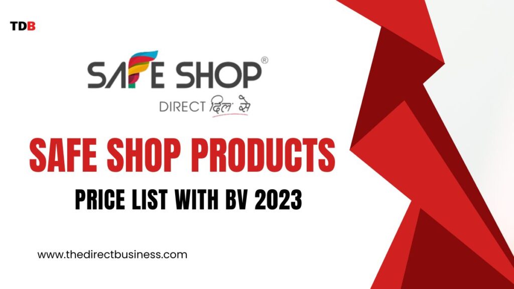 Safe Shop Products Price List 2023
