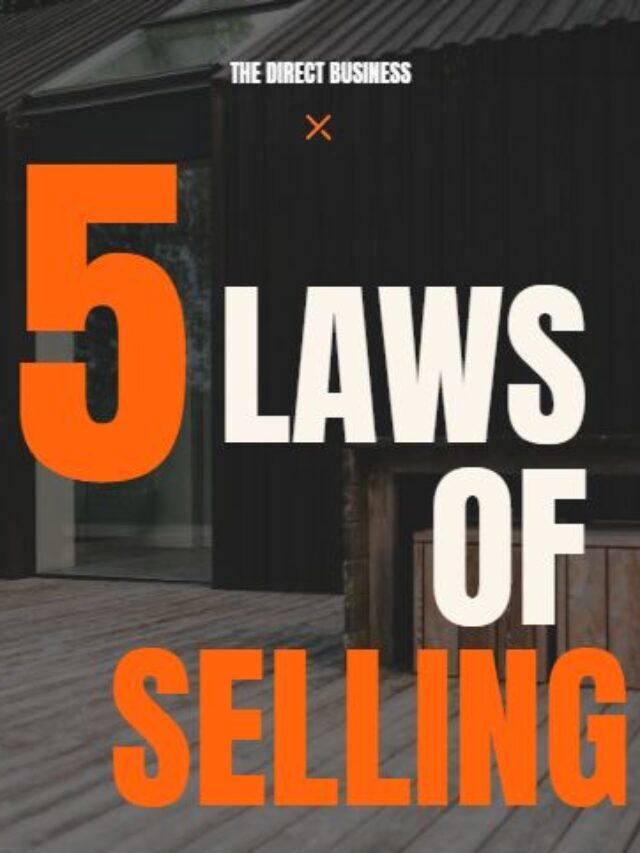5 laws of selling
