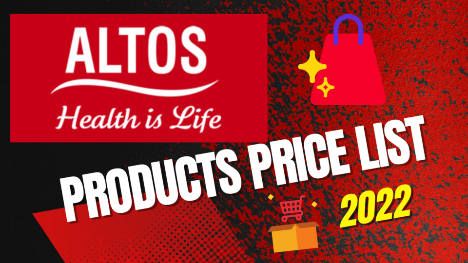 altos products price list
