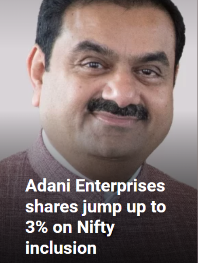 Adani Enterprises shares jump up to 3 percent