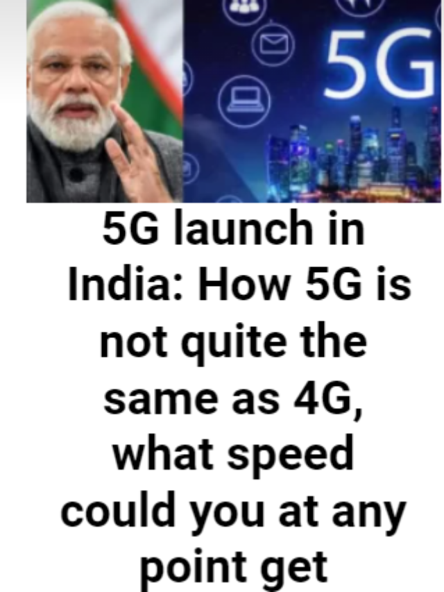 5G launch in india