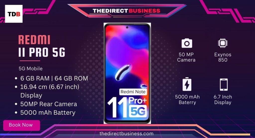 Redmi 11 Pro 5G Details 