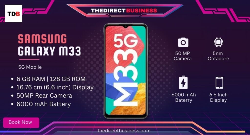 Samsung Galaxy M33 5G Details