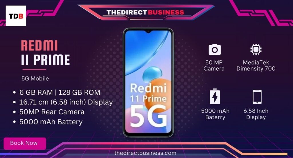 Redmi 11 Prime 5G Details