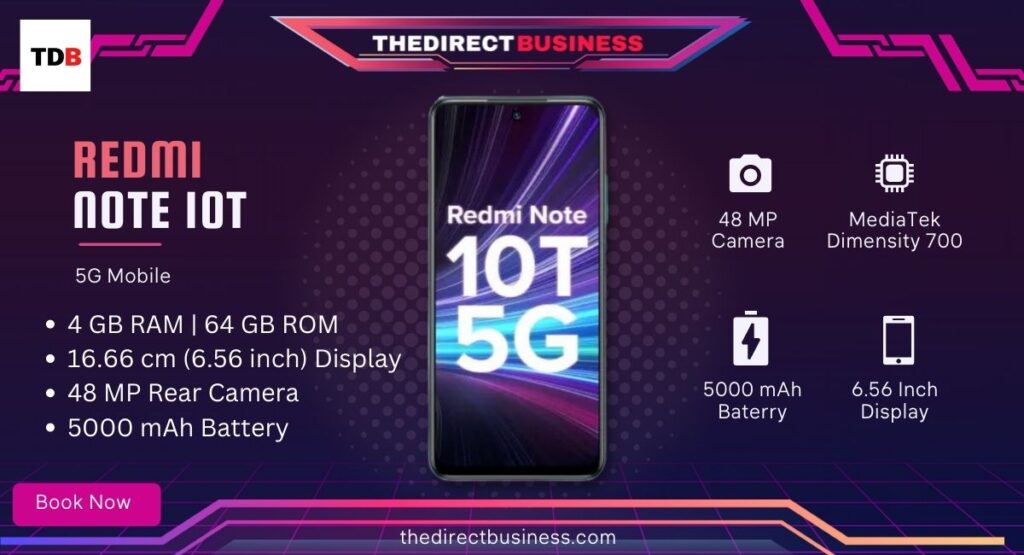 Redmi Note 10T 5G Details