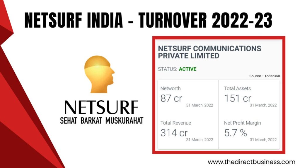 netsurf india company turnover 2023