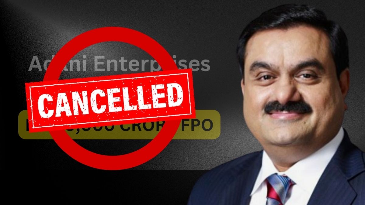 Adani FPO Cancelled