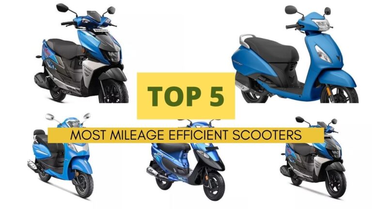5 most mileage efficient scooters