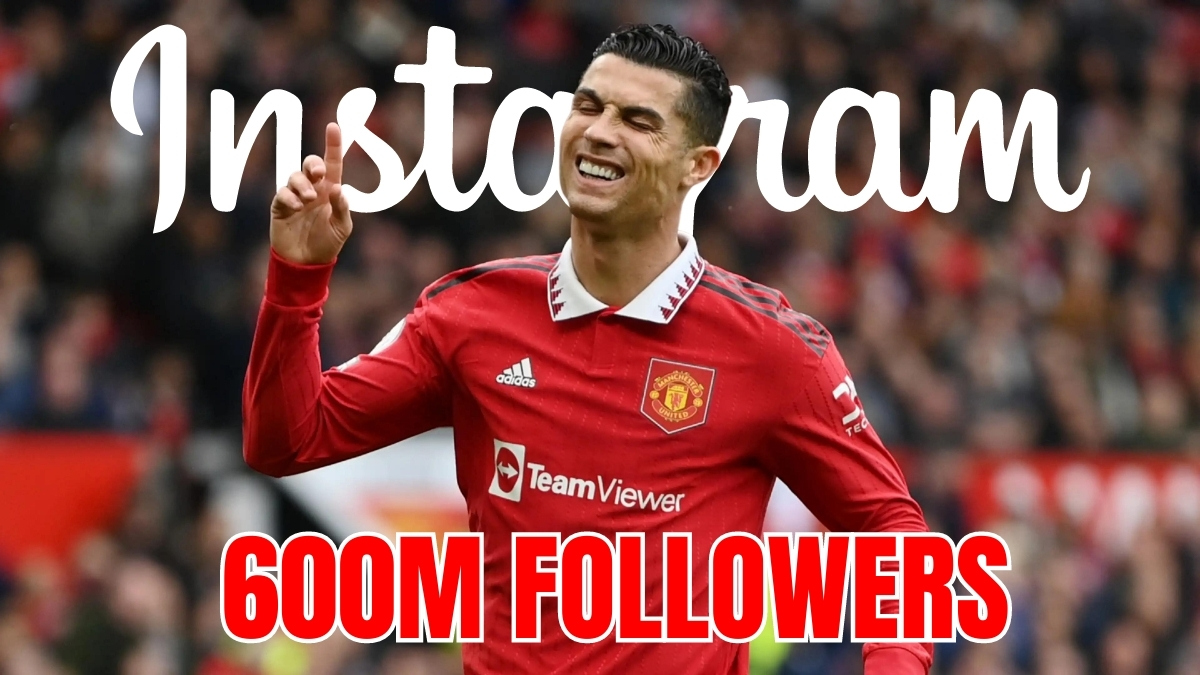 Cristiano Ronaldo 600 million followers